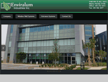 Tablet Screenshot of enviralum.com